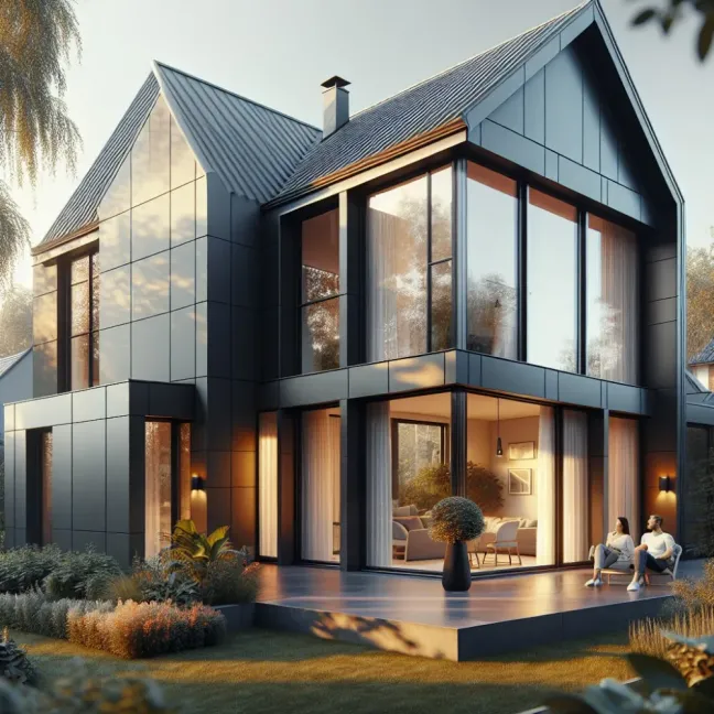 jakie okna do grafitowego dachu