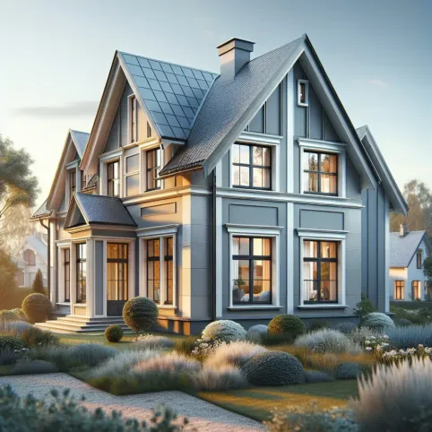 Jakie okna do szarego dachu