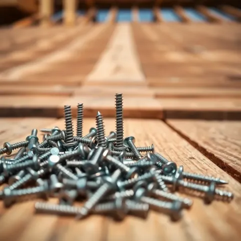 Jakie wkręty do deskowania dachu