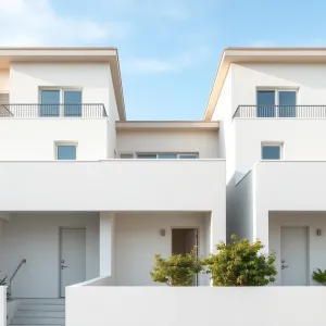 Kolory elewacji domów z płaskim dachem