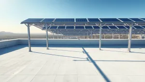 Konstrukcja pod panele fotowoltaiczne dach płaski cena