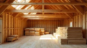 koszt drewna na dach 100m2