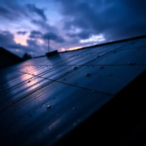 Membrana dachowa a deszcz