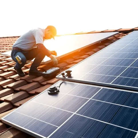 Montaż paneli fotowoltaicznych na dachówce karpiówce