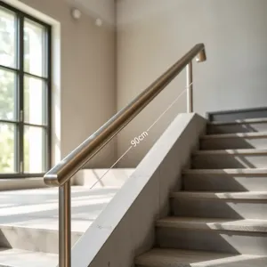 Na jakiej wysokości poręcz przy schodach