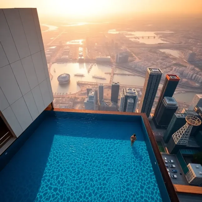 Najlepsze hotele z basenem na dachu