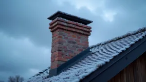 ocieplenie komina ponad dachem