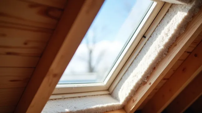 ocieplenie okna dachowego od środka