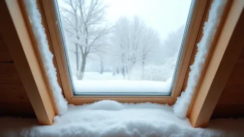 ocieplenie okna dachowego pianką