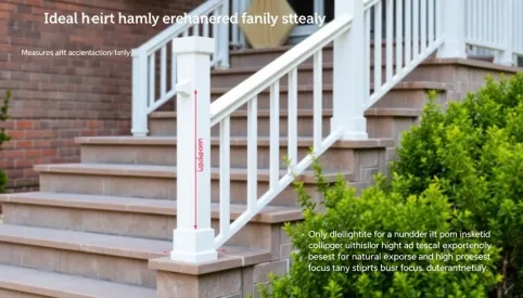 Wysokość barierki na schodach zewnętrznych