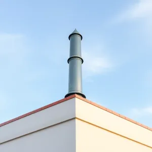 Wysokość komina gazowego ponad dach