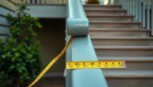 Wysokość poręczy na schodach zewnętrznych