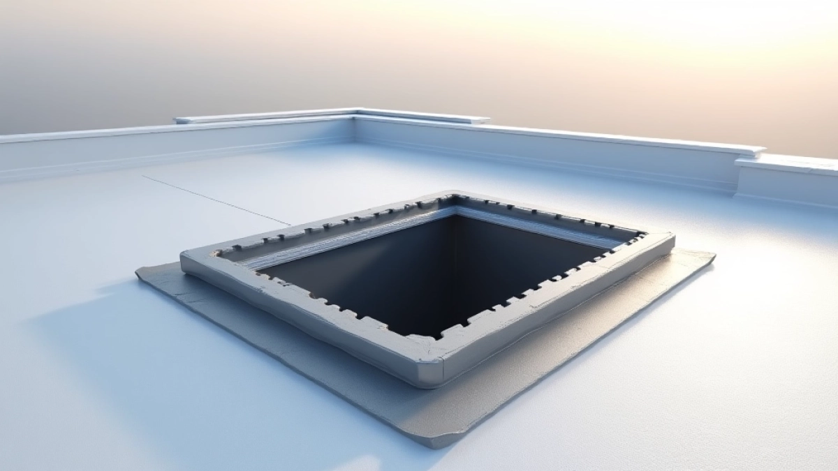 wyłaz dachowy na dach płaski