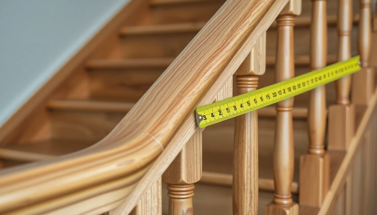 Wysokość balustrady na schodach