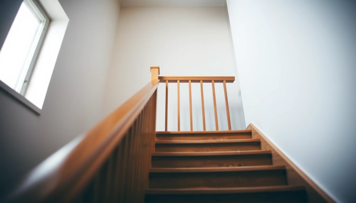 Wysokość barierki na schodach wewnętrznych
